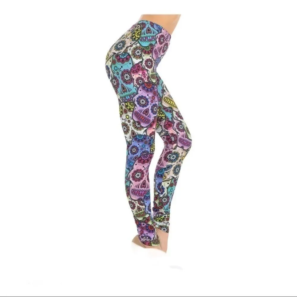 SUGAR SKULL LEGGINGS‎